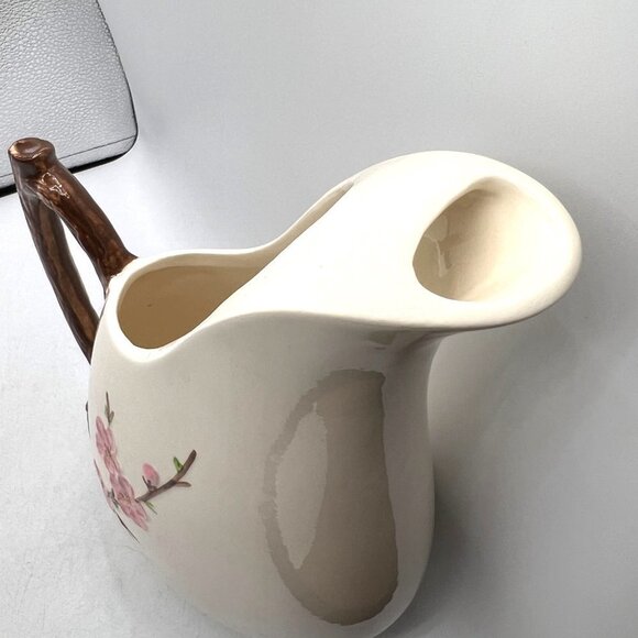 Vintage Large Metlox Poppytrail Peach Blossom Water Pitcher 64 oz | HTF Mid Cent - Picture 5 of 14